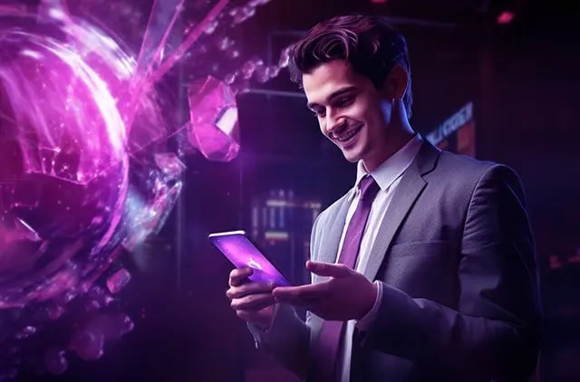 Pemandangan modern dan futuristik dari dimensi69, platform sportsbook dan slot online